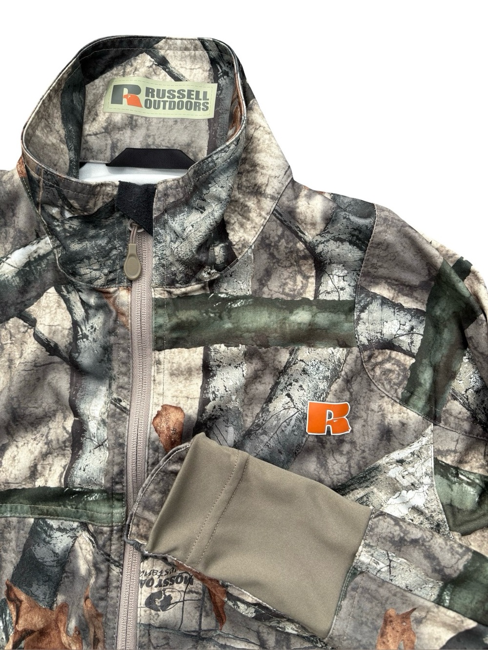 Russell Outdoors Zephyr L3 Softshell Jacket Men’s Small Wind Resistant Full Zip